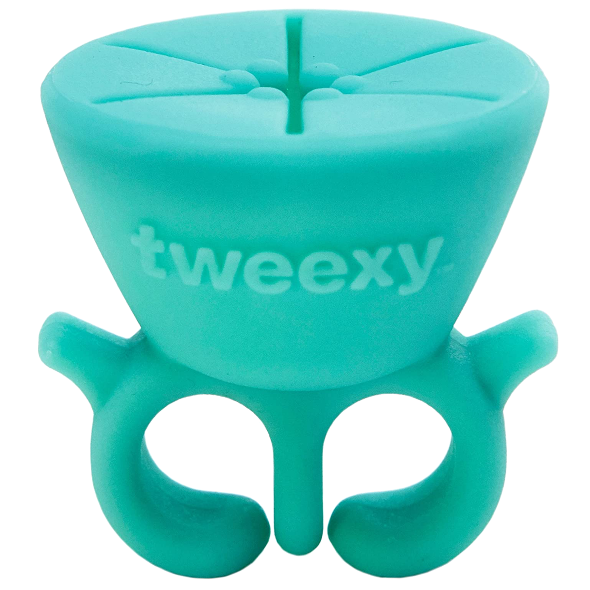 Tweexy Nail Polish Bottle Holder Washable Wearable Ring Silicone - Pastel Taffy