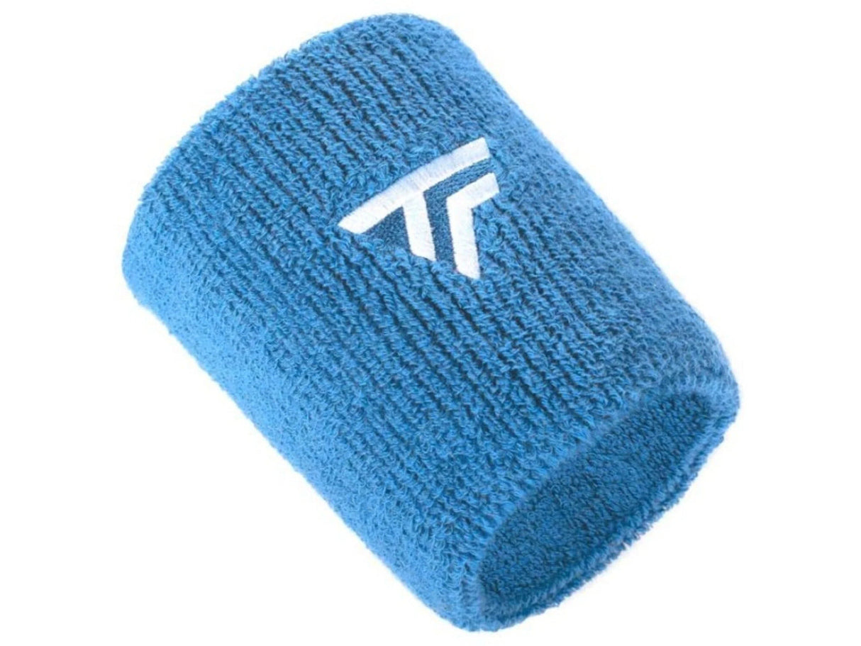 Tecnifibre XL Cotton Wristband - Azur (Tennis & Squash Sweatband)