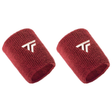 2x Tecnifibre XL Cotton Wristband Pack - Cardinal (Tennis & Squash Sweatband)
