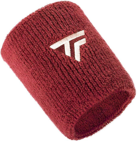 Tecnifibre XL Cotton Wristband - Cardinal (Tennis & Squash Sweatband)