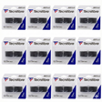 12x Tecnifibre Wax Tennis Grip Max Tacky Grip 2.1mm - Strong Tackiness in Black