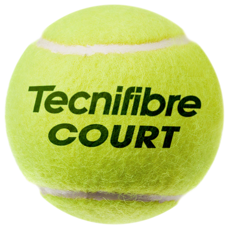 Tecnifibre Court Tournament Tennis Balls Bulk Box - 72 Balls (18 Cans of 4) - ITF & USTA Approved
