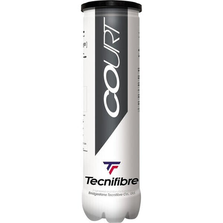 Tecnifibre Court Tournament Tennis Balls Bulk Box - 72 Balls (18 Cans of 4) - ITF & USTA Approved