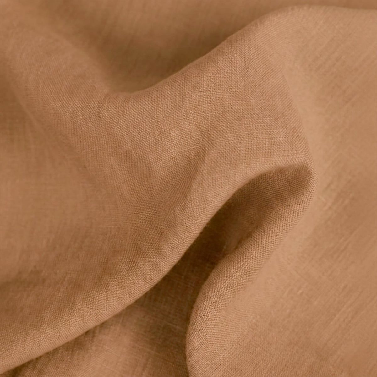 Renee Taylor Washed Linen Cotton Quilt Cover Set - Terracotta