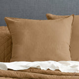 Renee Taylor Washed Linen Cotton Quilt Cover Set - Terracotta