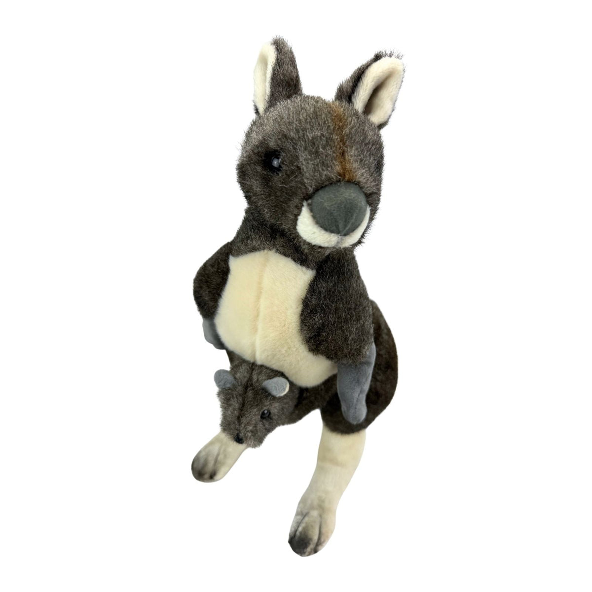 Bocchetta Tess 31cm Red Kangaroo with Joey Plush Toy (Australian Stuffed Animal Souvenir Gift)