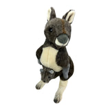 Bocchetta Tess 31cm Red Kangaroo with Joey Plush Toy (Australian Stuffed Animal Souvenir Gift)