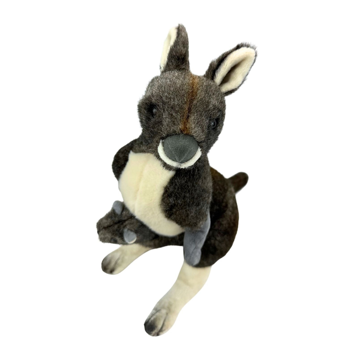 Bocchetta Tess 31cm Red Kangaroo with Joey Plush Toy (Australian Stuffed Animal Souvenir Gift)