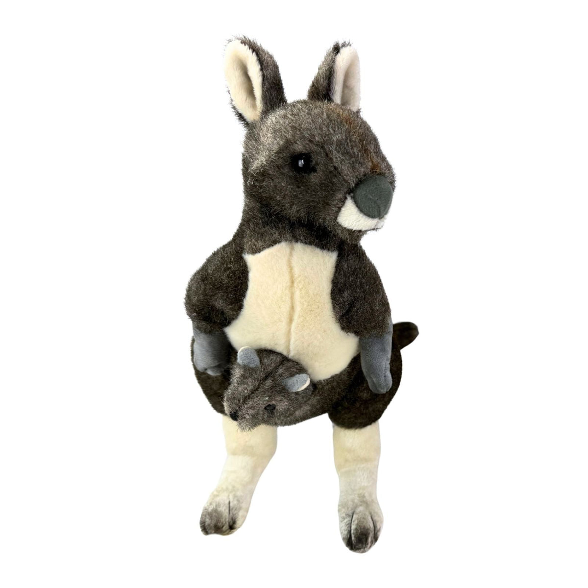 Bocchetta Tess 31cm Red Kangaroo with Joey Plush Toy (Australian Stuffed Animal Souvenir Gift)