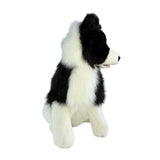 Bocchetta Tommy 35cm Sitting Border Collie Plush Toy (Realistic Stuffed Animal Dog Gift)