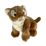 Bocchetta Tony 26cm Sitting Tiger Plush Toy - Brown (Realistic Stuffed Animal Wildlife Gift)