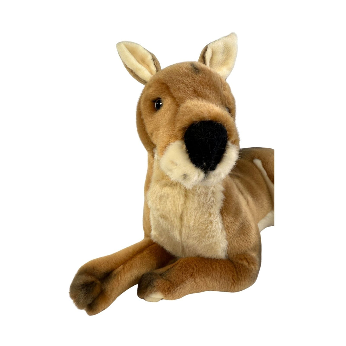 Bocchetta Tully 47cm Lying Red Kangaroo Plush Toy (Australian Stuffed Animal Souvenir Gift)