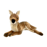 Bocchetta Tully 47cm Lying Red Kangaroo Plush Toy (Australian Stuffed Animal Souvenir Gift)