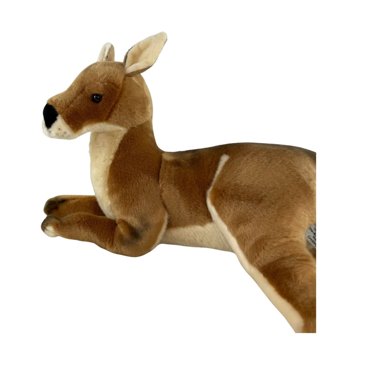 Bocchetta Tully 47cm Lying Red Kangaroo Plush Toy (Australian Stuffed Animal Souvenir Gift)