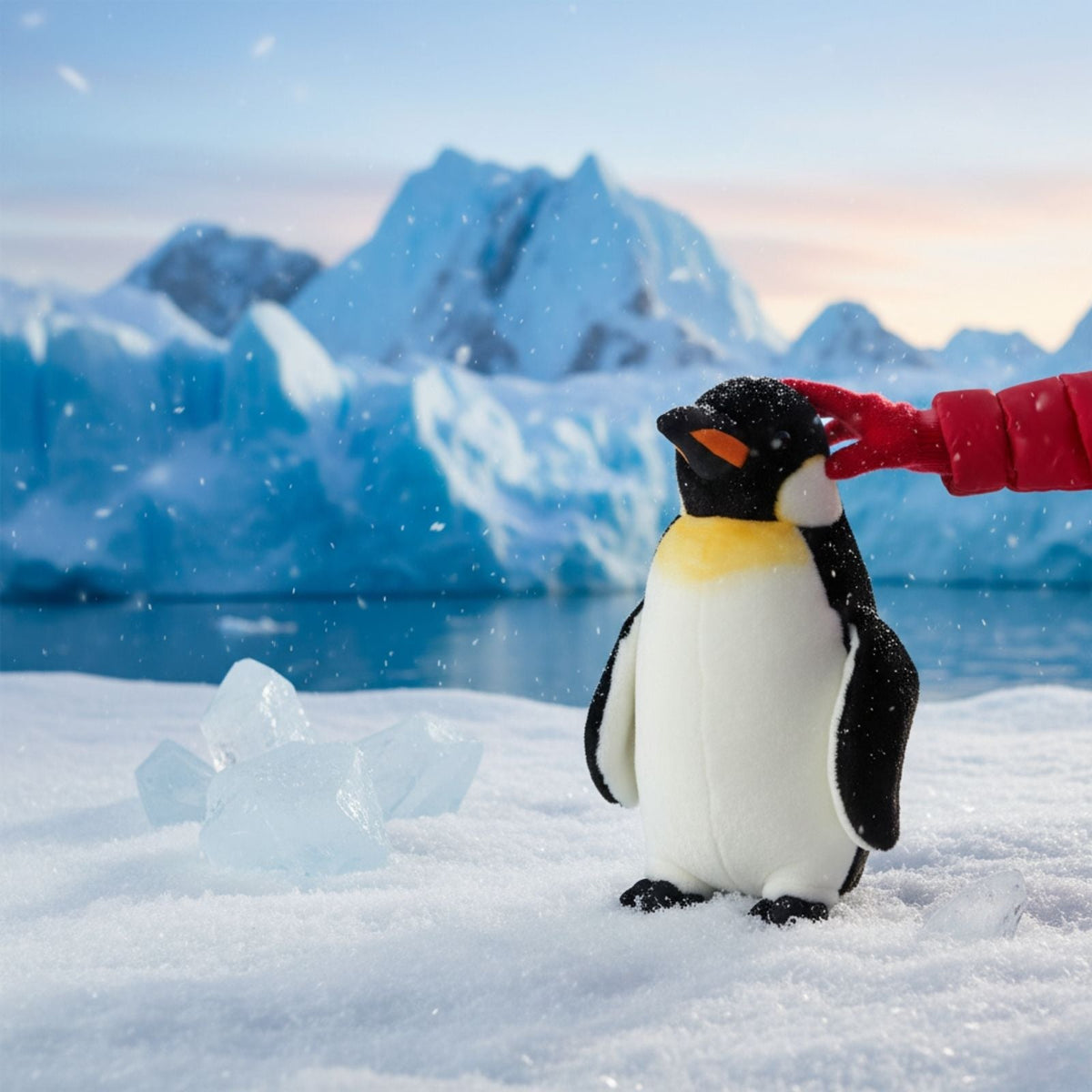Bocchetta Twinkie 42cm Emperor Penguin Plush Toy (Realistic Stuffed Animal Sea Life Gift)