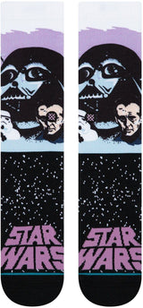 Stance Star Wars Darth Vader Classic Socks Unisex Size L 43–46 Cushioned Arch Support in Purple