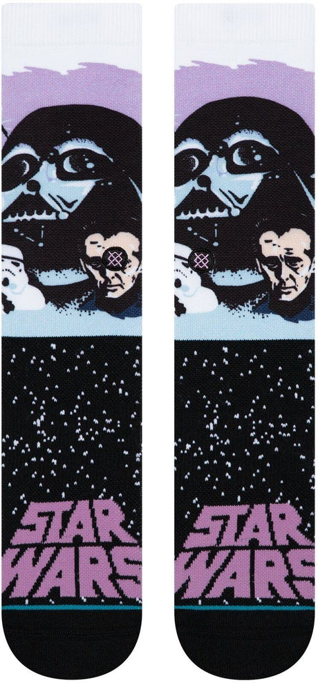 Stance Star Wars Darth Vader Classic Socks Unisex Size L 43–46 Cushioned Arch Support in Purple