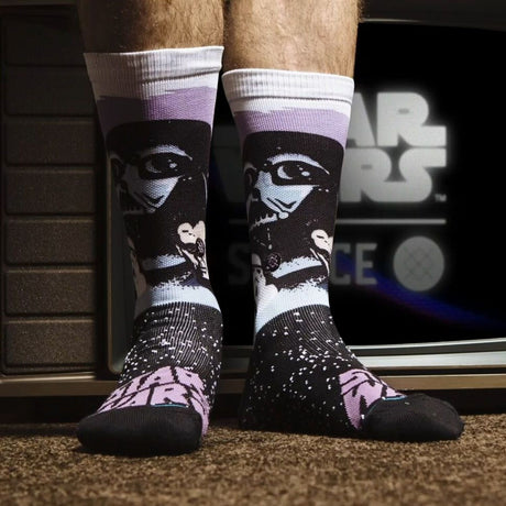 Stance Star Wars Darth Vader Classic Socks Unisex Size L 43–46 Cushioned Arch Support in Purple