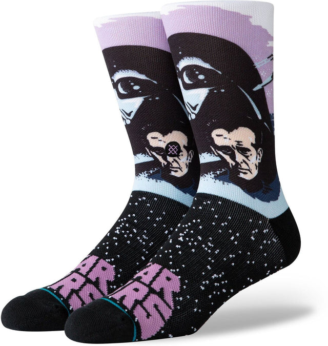 Stance Star Wars Darth Vader Classic Socks Unisex Size L 43–46 Cushioned Arch Support in Purple