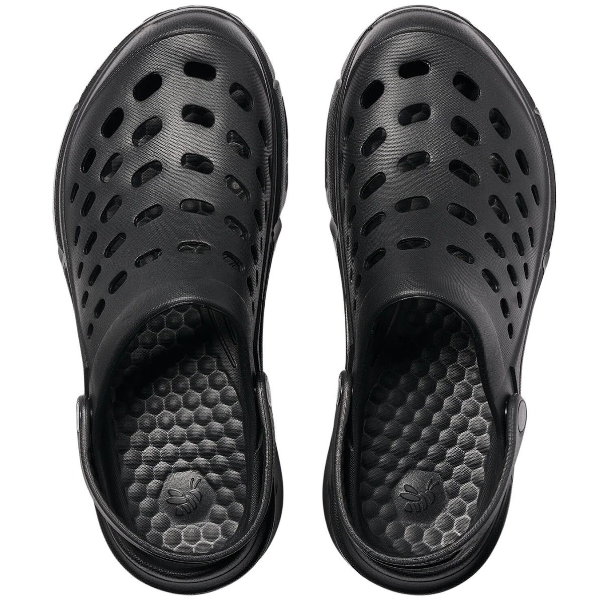 Joybees Adults Trekking Clogs Sandals Waterproof Shoes in Solid Black