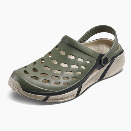Joybees Adults Trekking Clogs Sandals Waterproof Shoes in Sage/Beige
