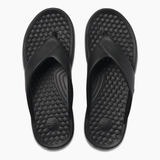 Joybees Adults Casual Flip Flops Summer Thongs in Solid in Black