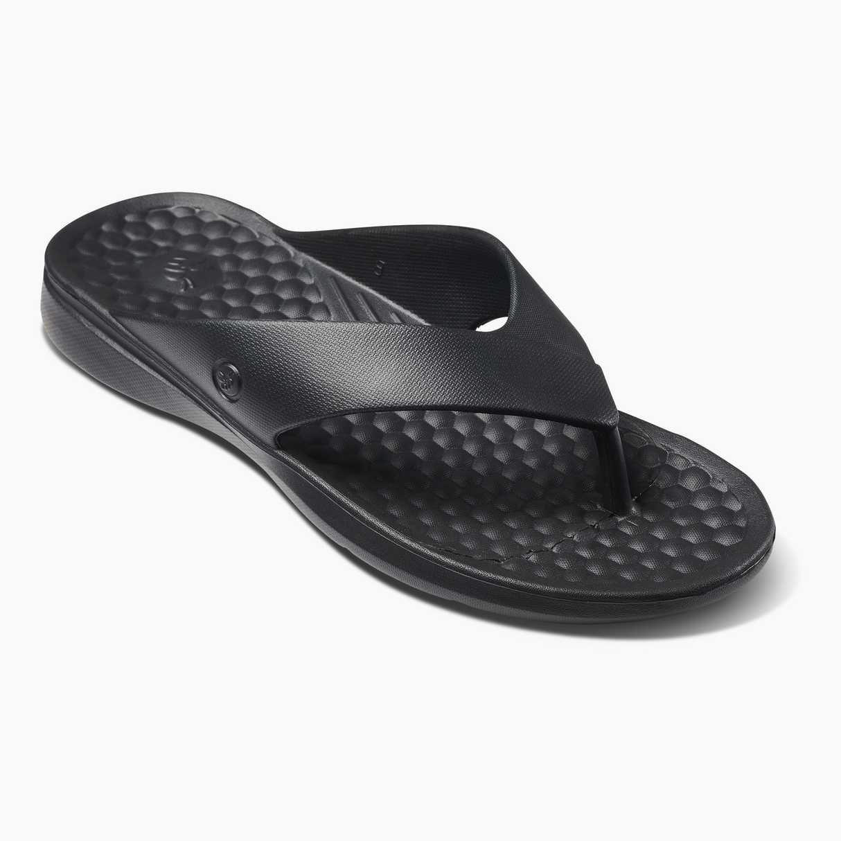 Joybees Adults Casual Flip Flops Summer Thongs in Solid in Black