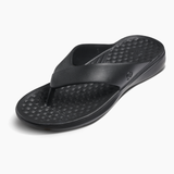 Joybees Adults Casual Flip Flops Summer Thongs in Solid in Black