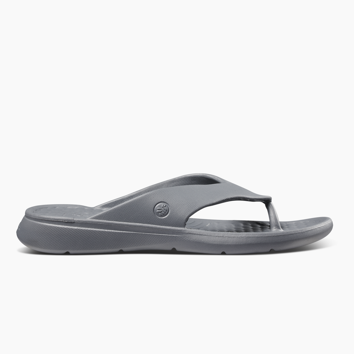 Joybees Adults Casual Flip Flops Summer Thongs in Solid in Charcoal