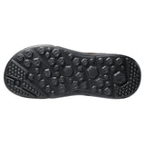 Joybees Adults Trekking Slide Lightweight Adjustable Strap Waterproof Comfort Sandal in Solid Coal