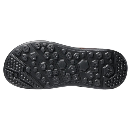 Joybees Adults Trekking Slide Lightweight Adjustable Strap Waterproof Comfort Sandal in Solid Coal