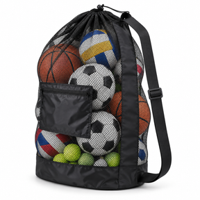 Large Capacity Football Basketball Drawstring Ball Bag Tennis Volleyball Soccer Storage