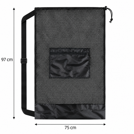 Sports Drawstring Ball Bag - Large (Football/Basketball/Volleyball/Soccer/Tennis Storage)