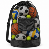 Large Capacity Football Basketball Drawstring Ball Bag Tennis Volleyball Soccer Storage