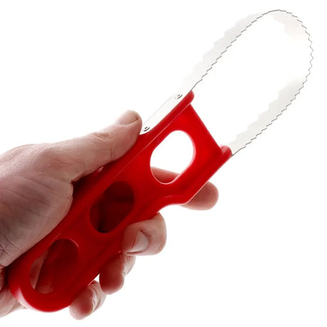 25cm Large Ergonomic Fish Scaler - Sturdy Scaling Tool