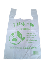 500pcs 54×33cm Large Reusable Plastic Singlet Shopping Bags