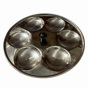 Vietnamese Aluminium Bang Beo Pan (6 Cavity) - Rice Cake Mould