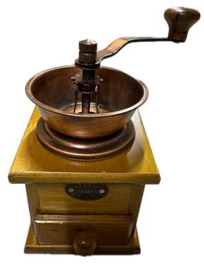 Vintage Style Wooden Coffee & Pepper Grinder - Bean Mill