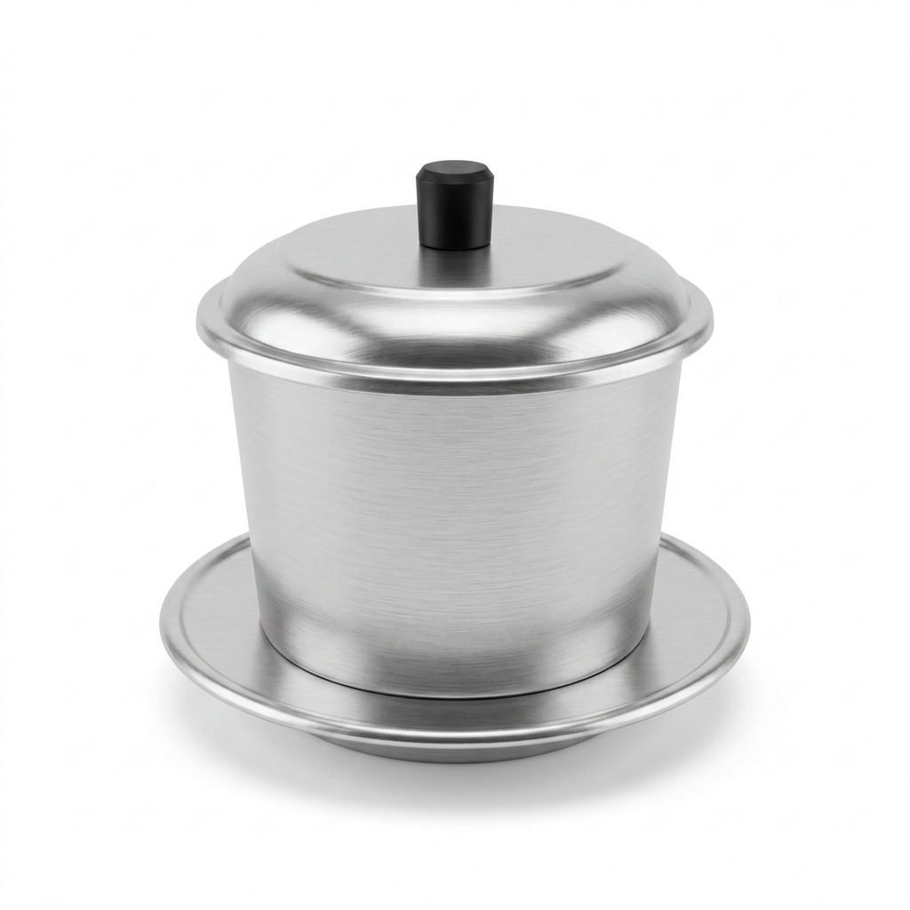 Vietnamese Large Aluminium Coffee Maker (Phin) - Simple Drip Filter - 13cm Diameter