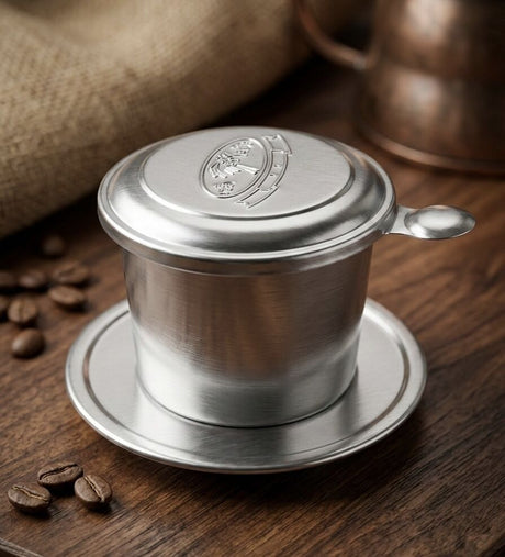 Vietnamese Aluminium Coffee Maker (Phin) - Simple Drip Filter - 7cm Diameter