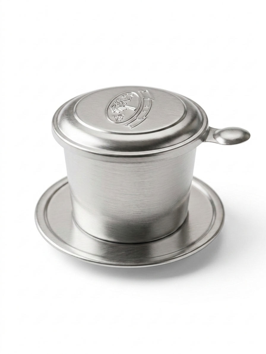 Vietnamese Aluminium Coffee Maker (Phin) - Simple Drip Filter - 7cm Diameter