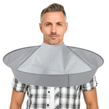 Facial Hair Cut & Beard Shave Apron Cape Shaving Bib Whisker Trimming Catcher