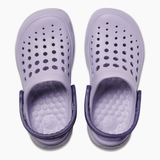Joybees Kids Active Clogs Thongs Sandals Shoes in Solid Pastel Lilac/Enchantment