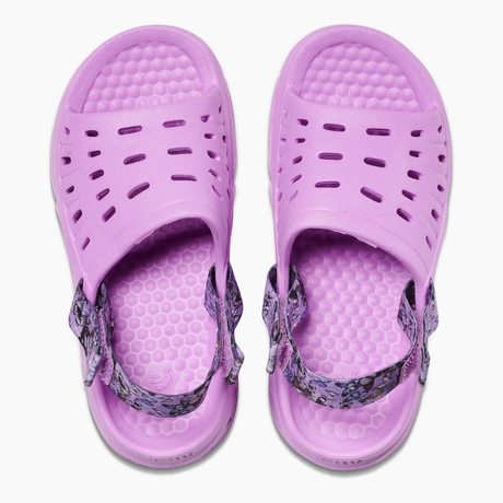 Joybees Kids Trekking Slides Clogs Sandals in Solid Lavender Rose