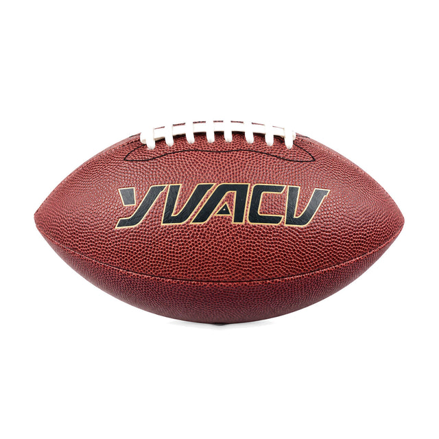 Standard American Gridiron Football for Indoor/Outdoor Sports, Training, Rugby - Size 6