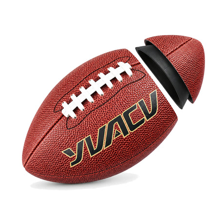 Standard American Gridiron Football for Indoor/Outdoor Sports, Training, Rugby - Size 6