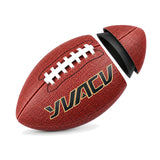 Standard American Gridiron Football for Indoor/Outdoor Sports, Training, Rugby - Size 6
