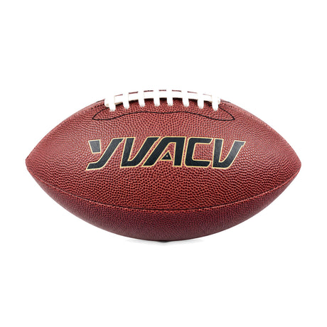 Standard American Gridiron Football for Indoor/Outdoor Sports, Training, Rugby - Size 6