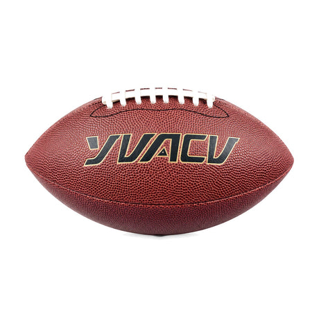 3x Standard American Gridiron Football Pack - Size 6 (Indoor/Outdoor Sports Training Ball)
