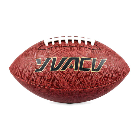 Standard American Gridiron Football for Indoor/Outdoor Sports, Training, Rugby - Size 9